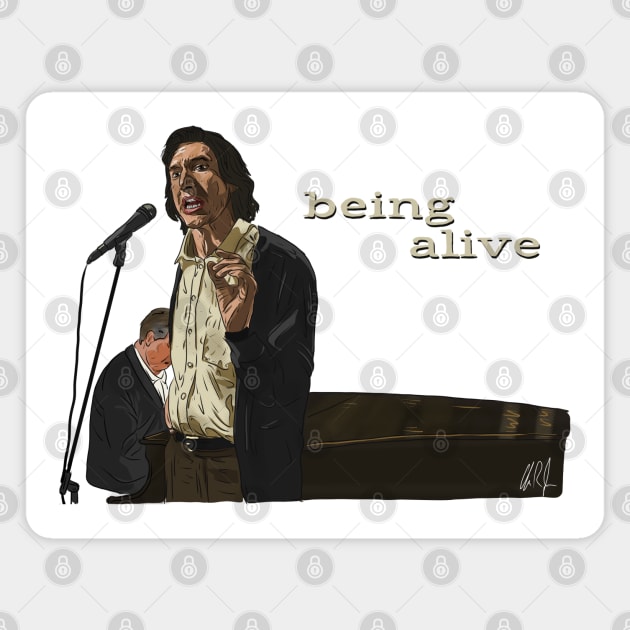 Marriage Story: Being Alive Magnet by 51Deesigns